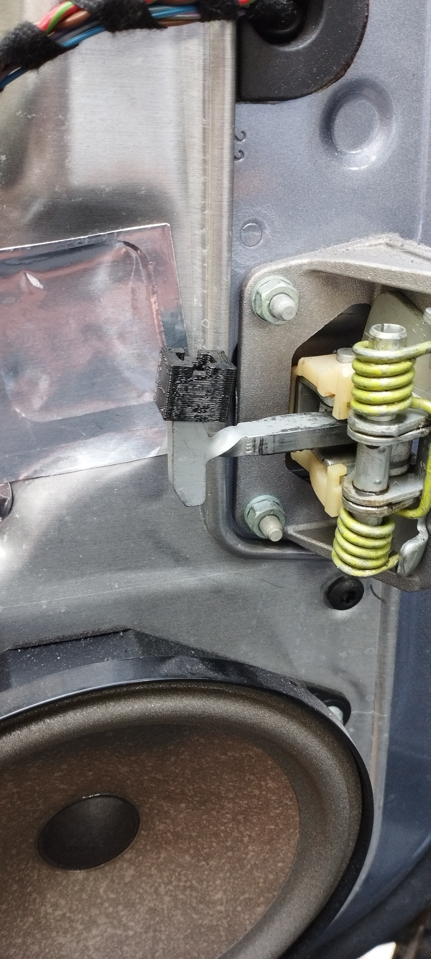 Audi A2 door stop insert - to make it functional