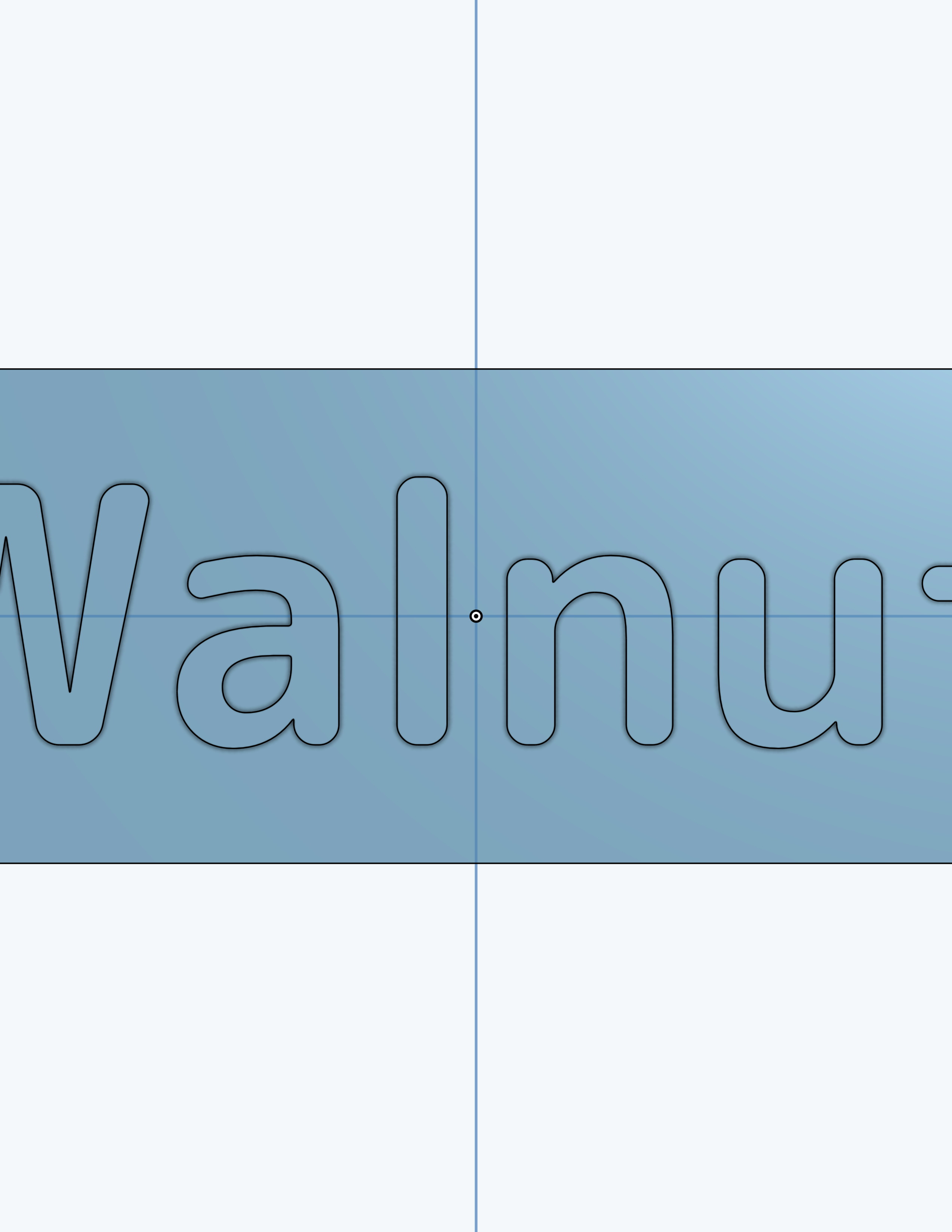 Walnut label
