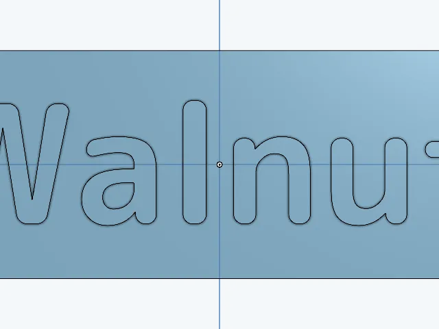 Walnut label