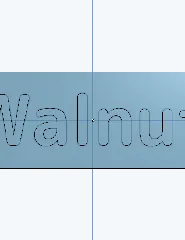 Walnut label