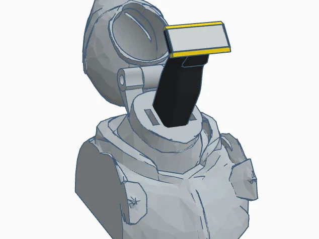 Night with one blade up his neck one blade holder