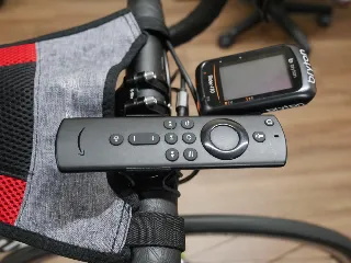 Amazon Fire Stick TV Remote Mount for Garmin and Bryton Bike Mounts