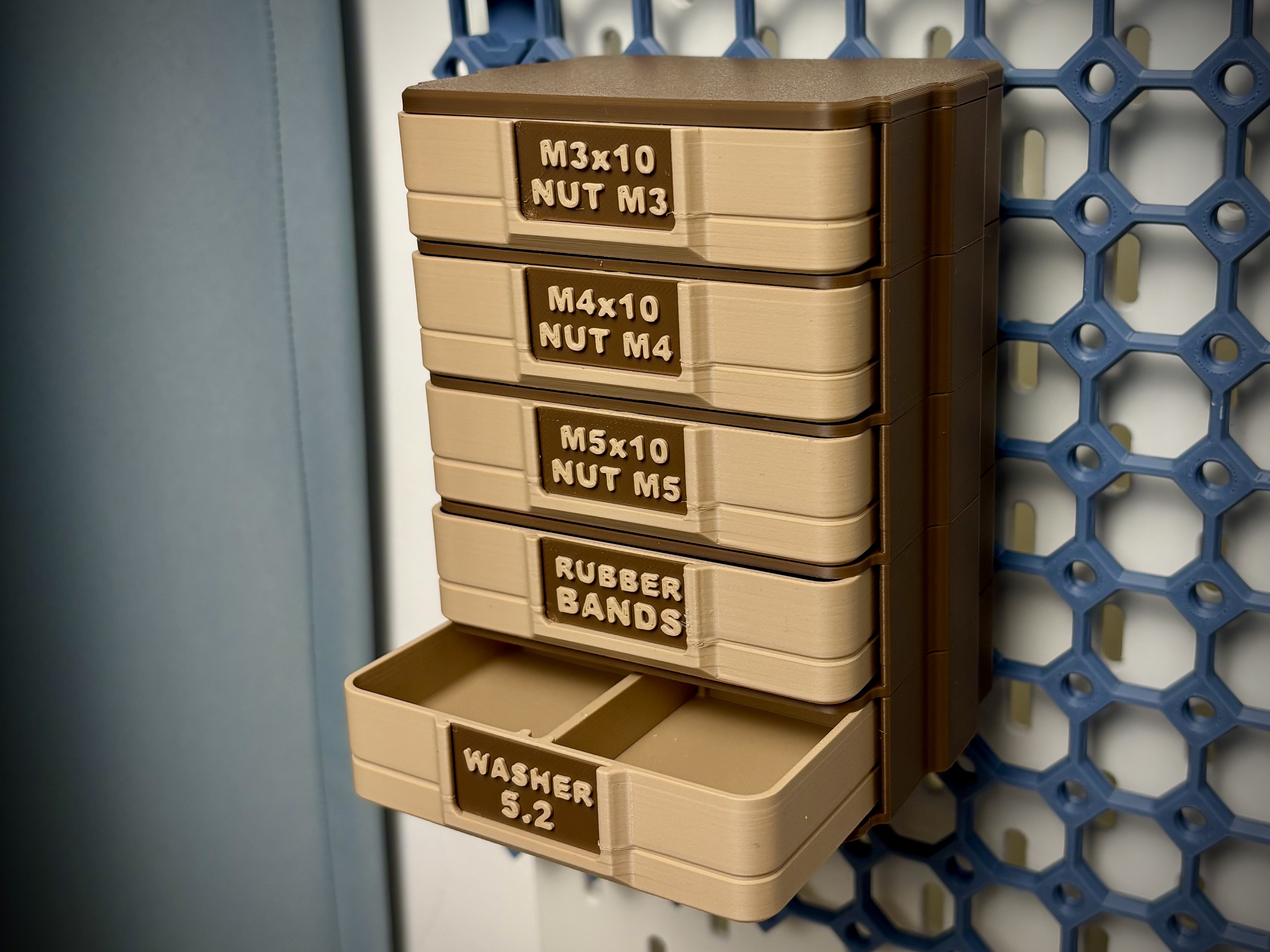 Modular Push-Push Drawer | Multiboard Organizer