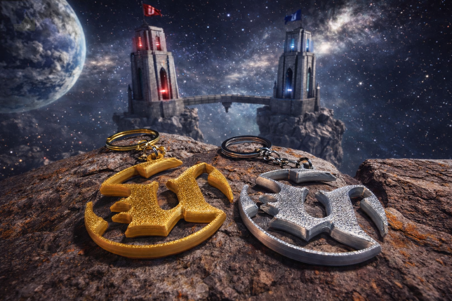 Unreal Tournament UT99 Keychain