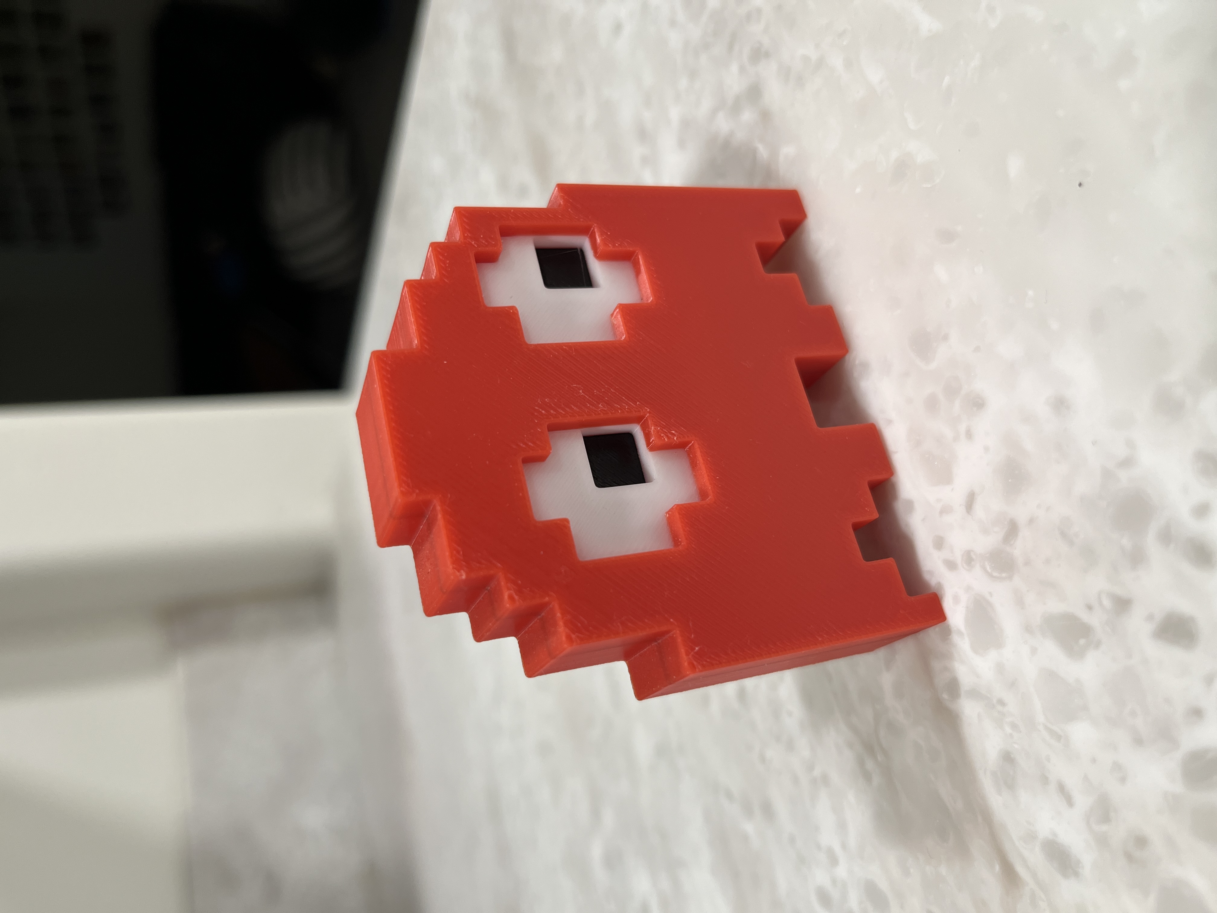 8-bit Pacman Ghost for Lego Wreath