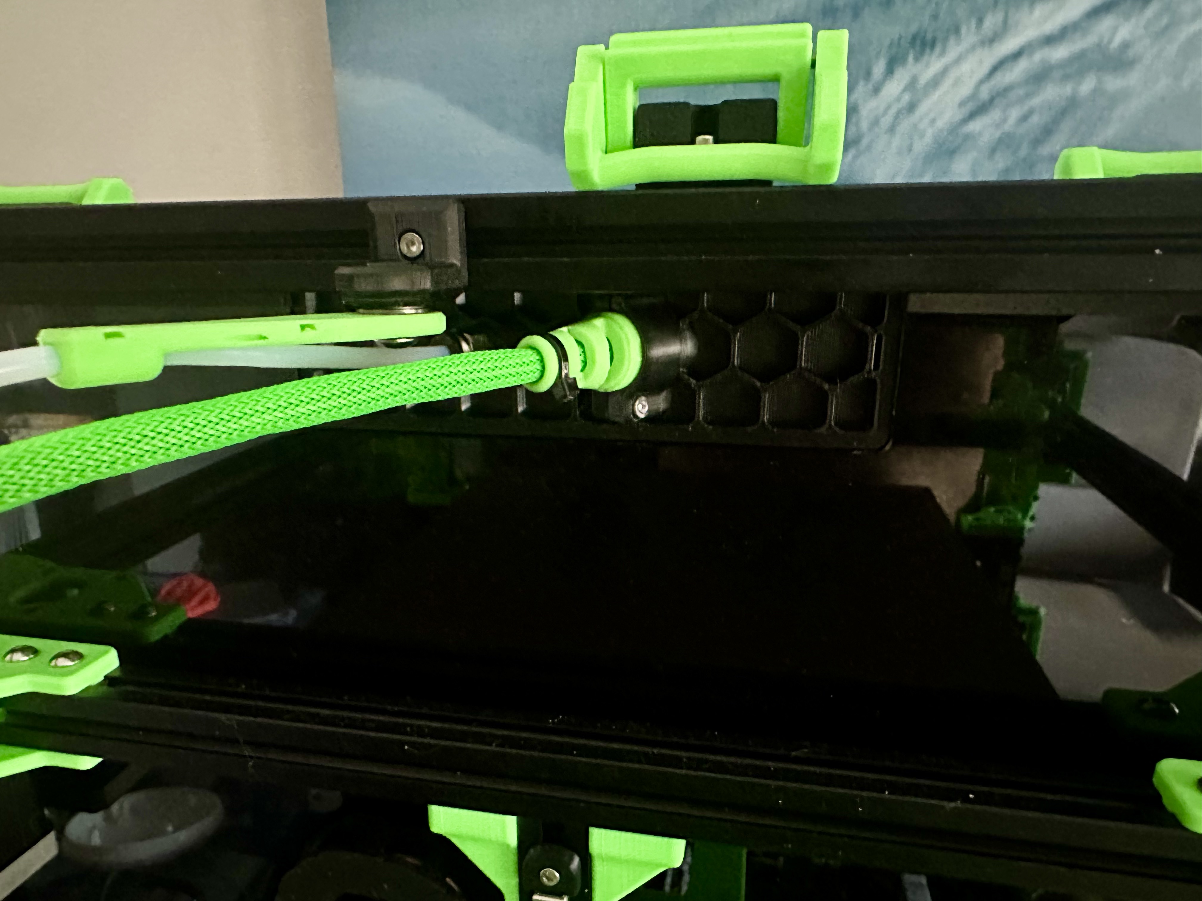 Voron 2.4/Trident Umbilical Passthrough Exhaust Cover  PUG PC4-M10