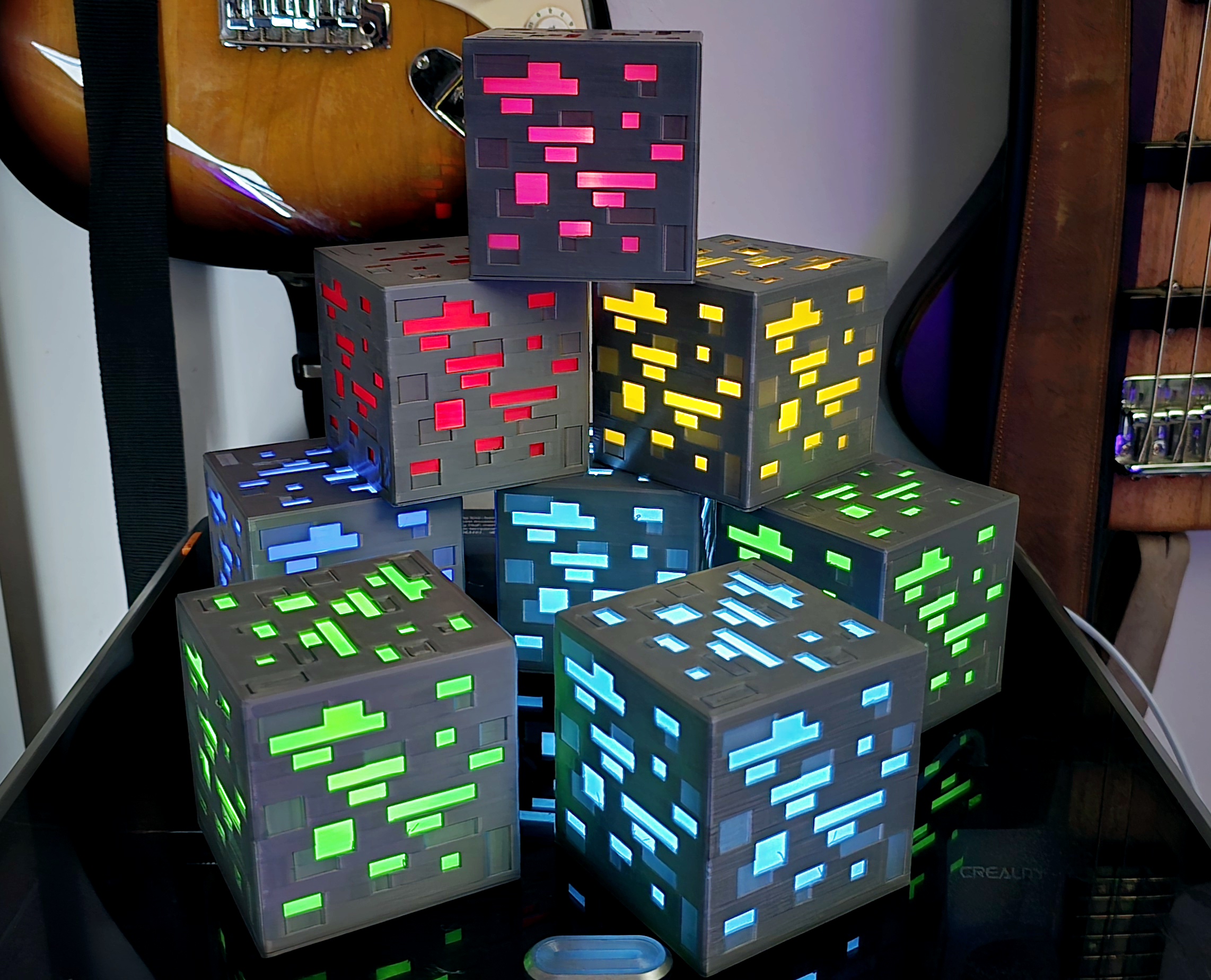 Miniatura 6 do modelo 3D MINECRAFT ORE LIGHT BOX
