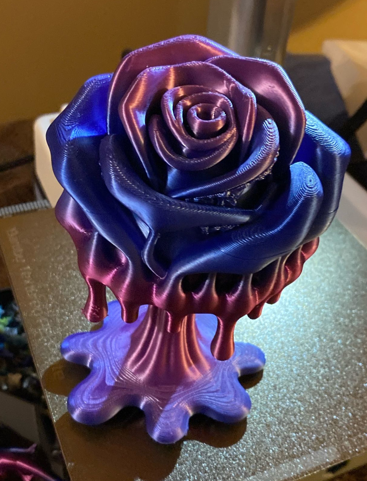 Miniatura 2 do modelo 3D Melting Rose