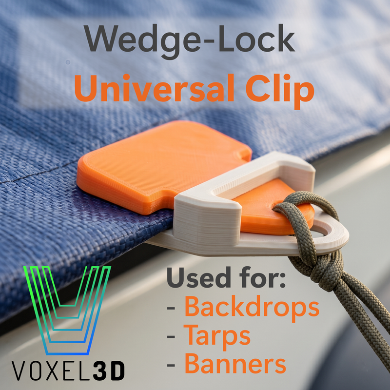 Universal Clip - Self Tightening by Voxel3D_NL | Download free STL ...
