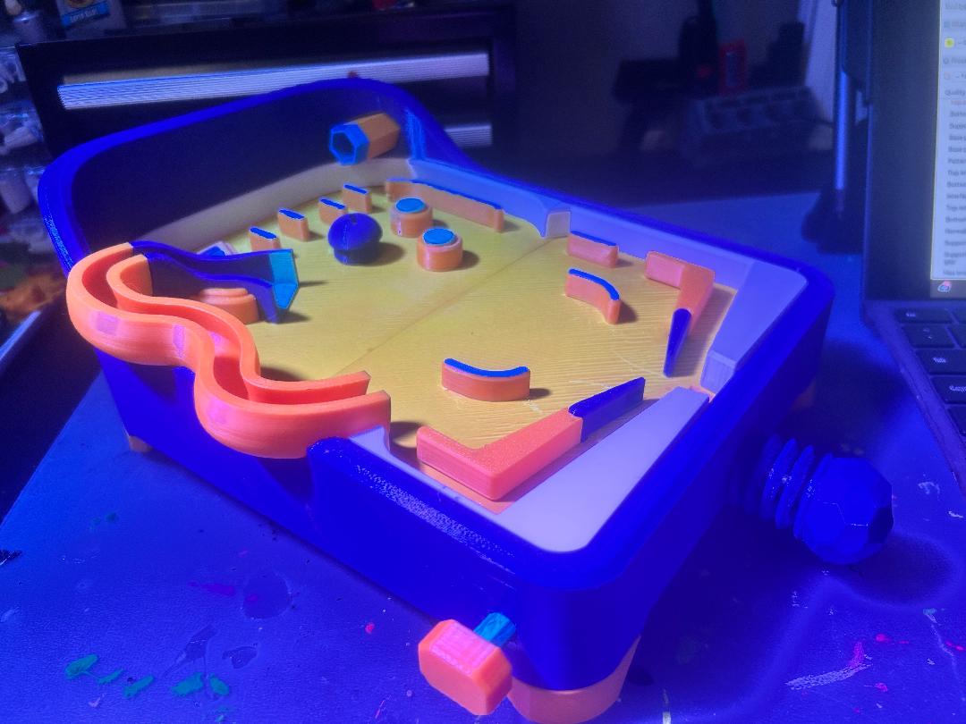Miniatura 2 do modelo 3D Fully Functional Pinball Machine