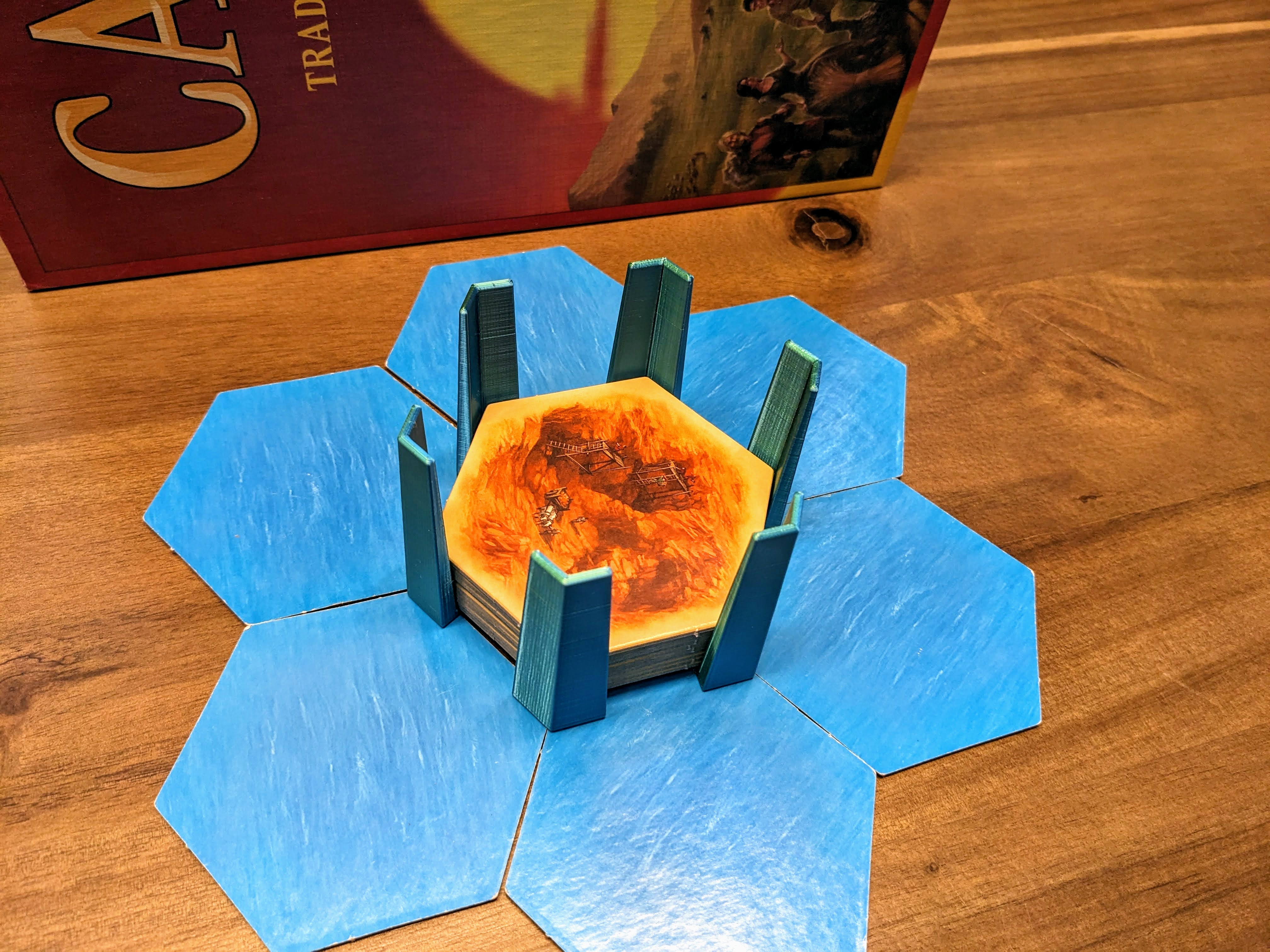 Catan Hex Holder