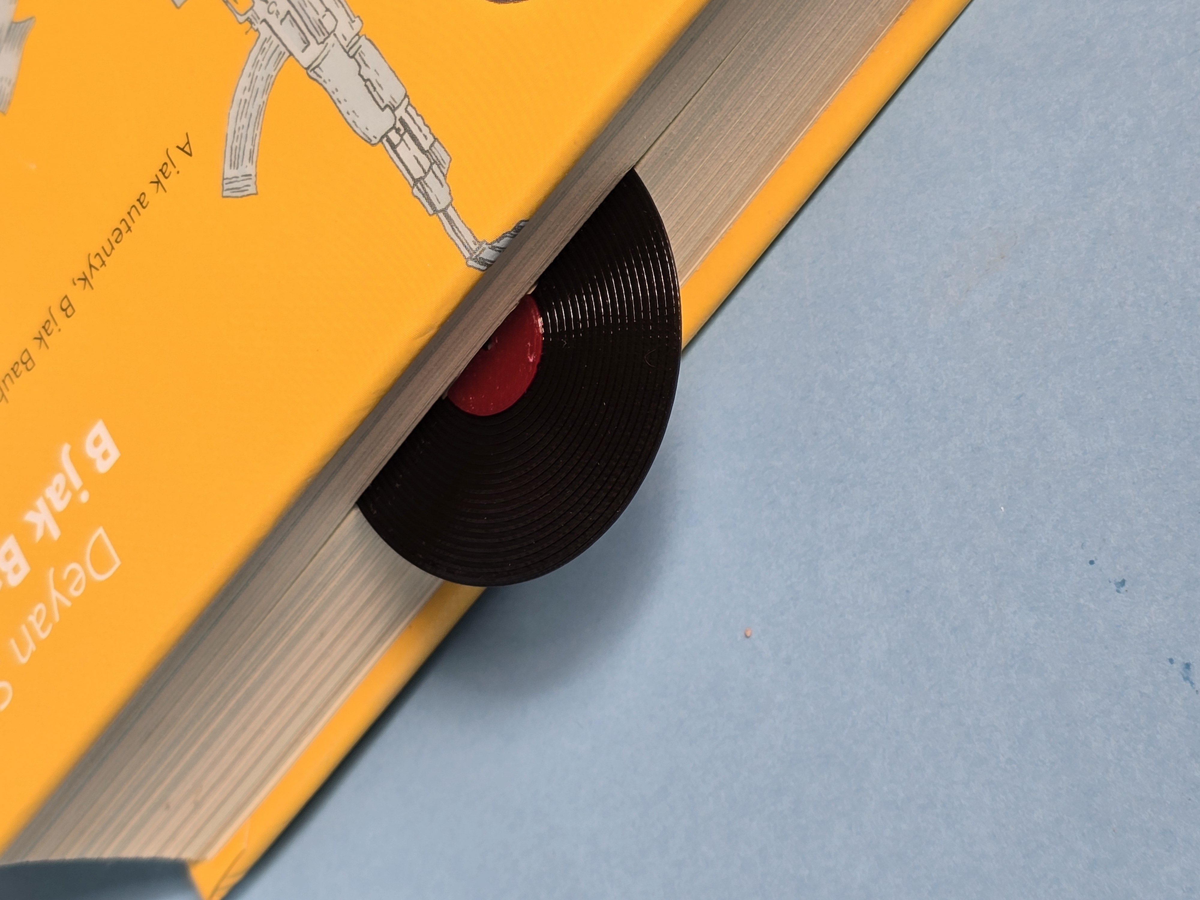 Little vinyl bookmark