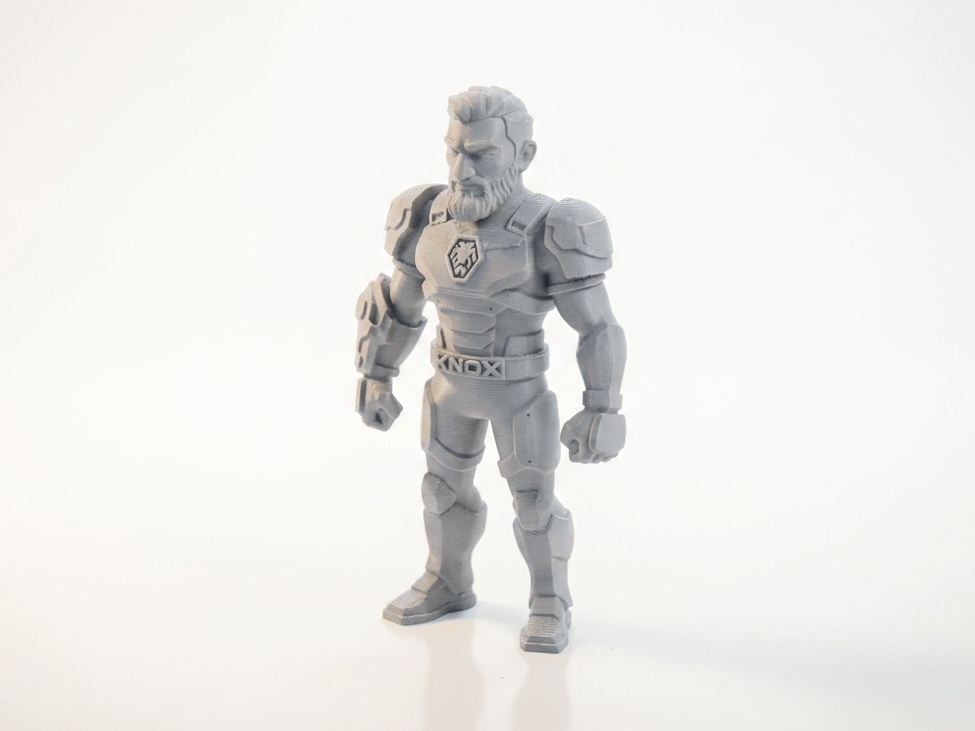 Knox Armored Warrior Figurine 3D Printable