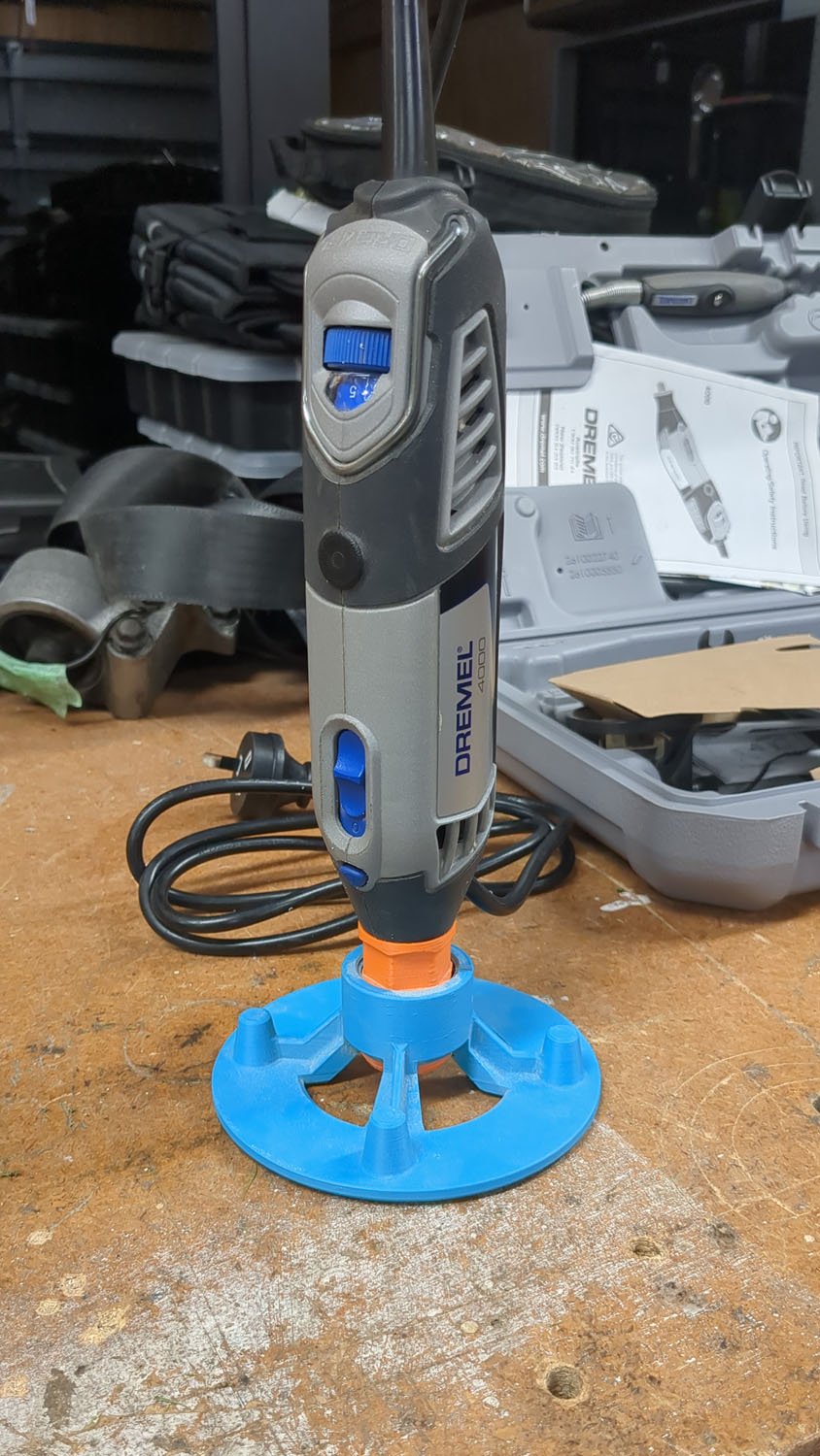 Router base for Dremel 4000 rotary tool