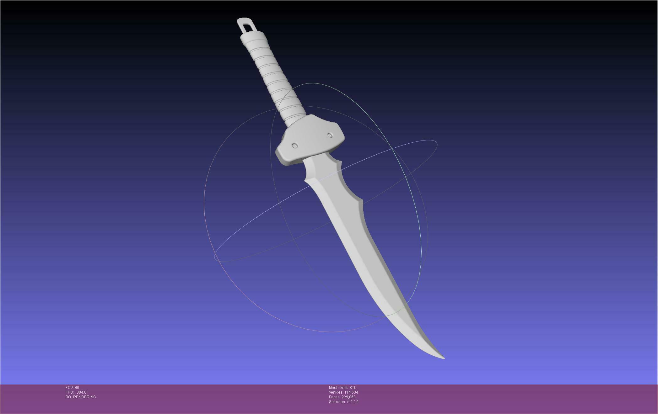 Solo Leveling Knife Intact And Broken Assembly