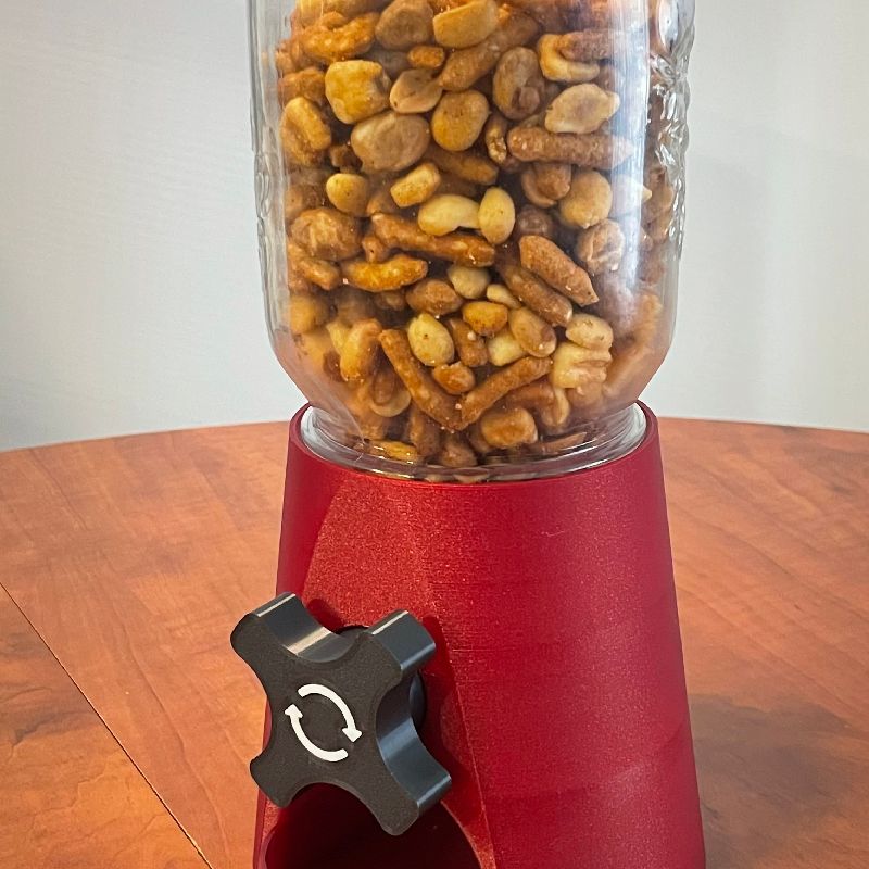Screw-in Wide Mouth Mason Jar Candy Machine - Dispenser by DaHouzKat ...
