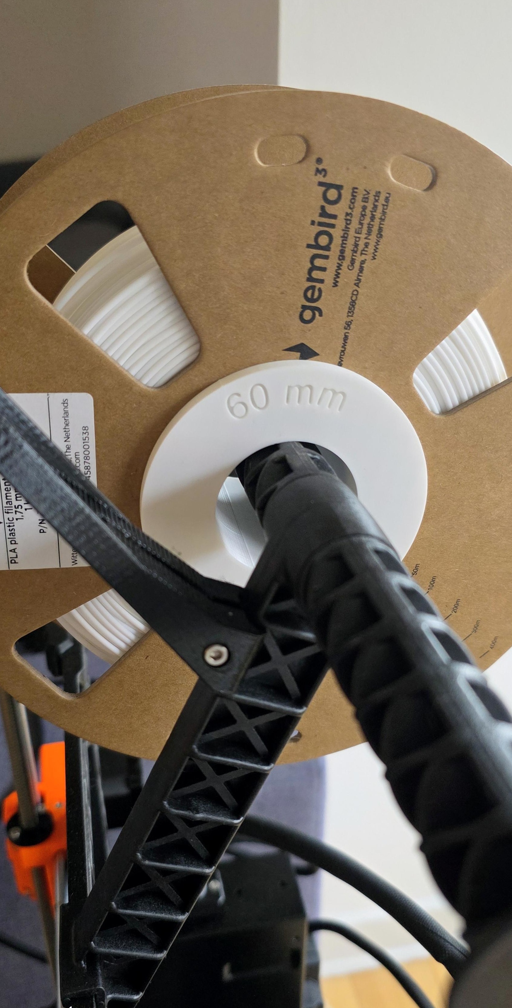 60mm Spool Hub & Nut for Cardboard Spools