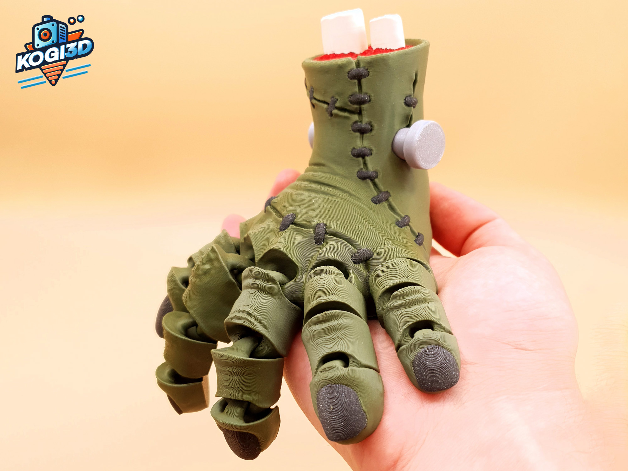 Articulated Frankenstein Hand | Halloween Fidget