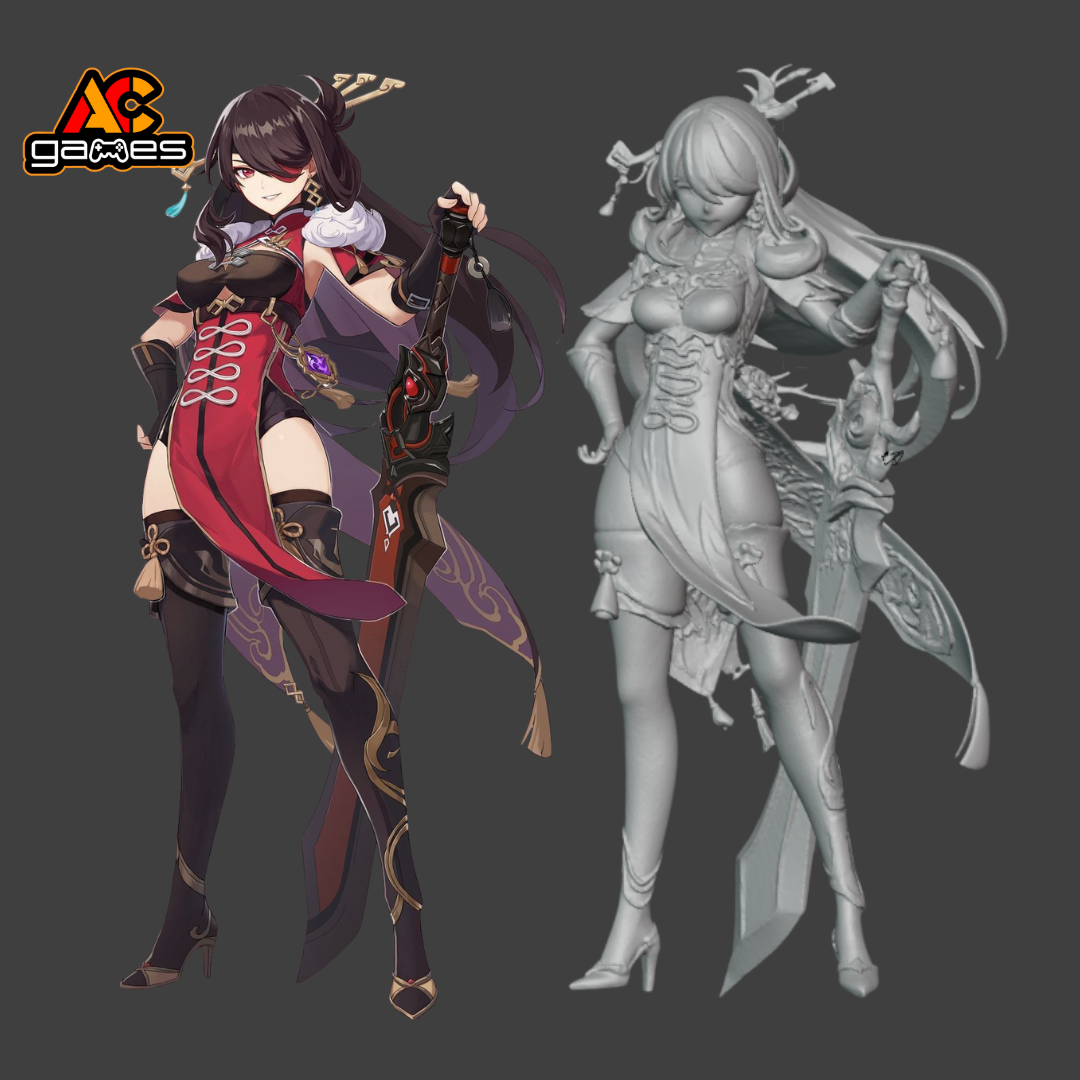 Beidou Genshin Impact pose 3
