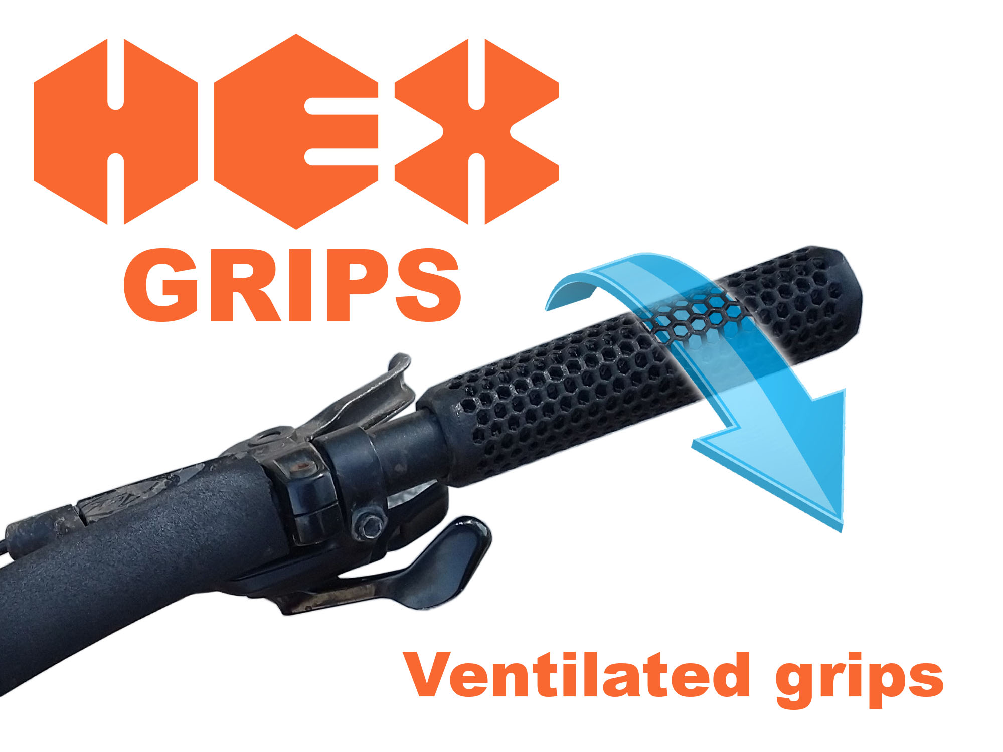 HEX grips - Ventilated bike grips