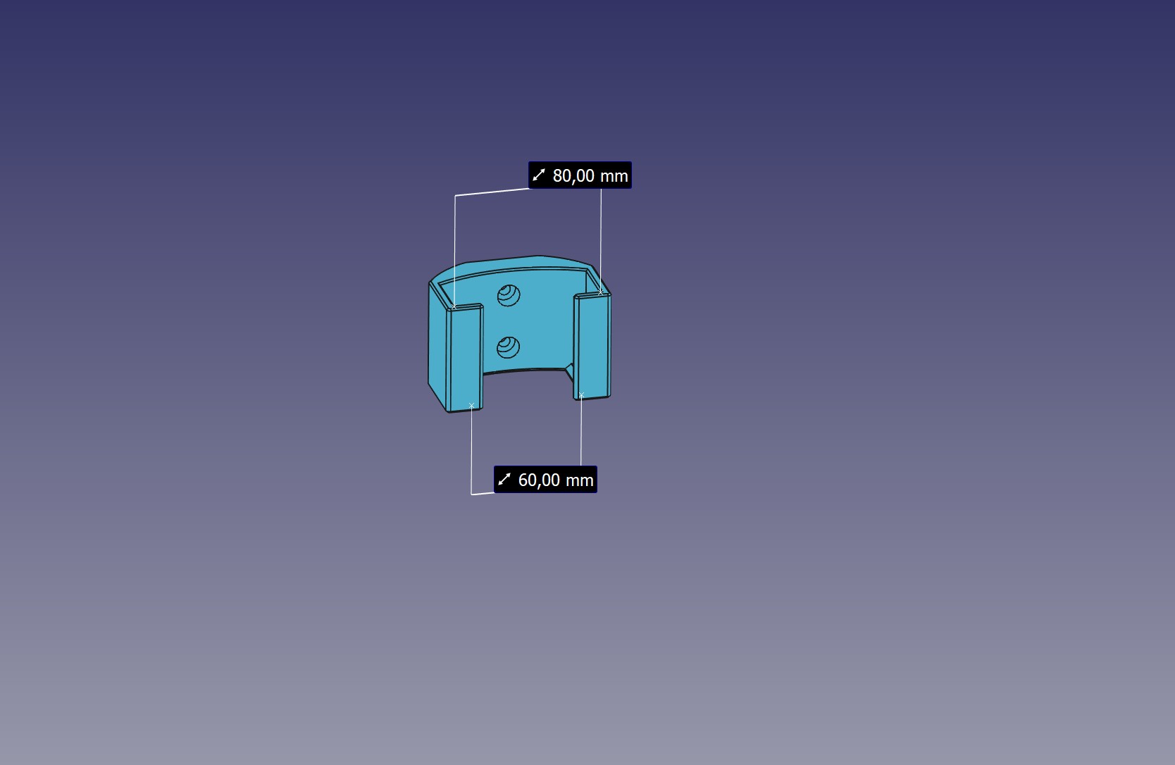 Barcode scaner ATOL holder