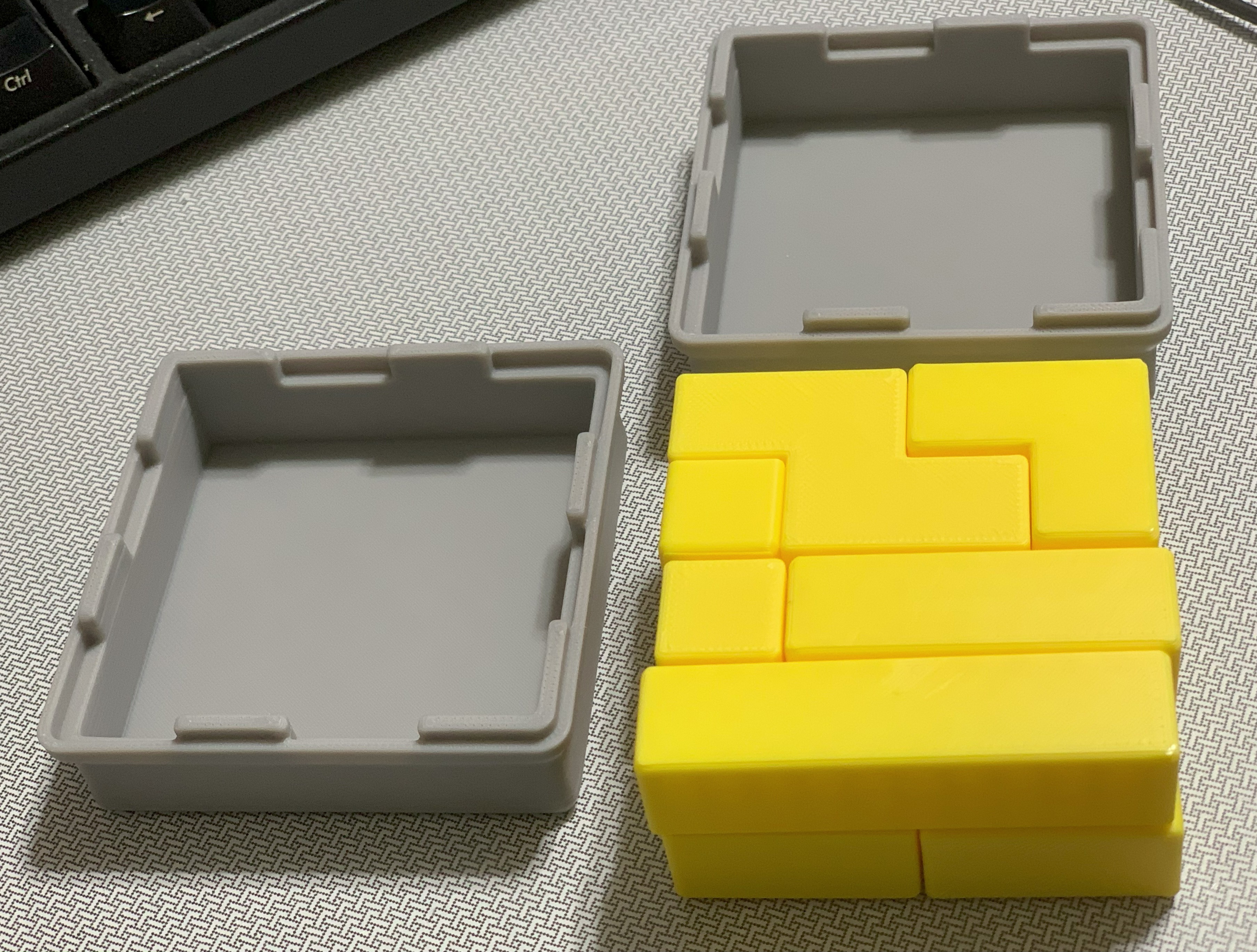 Tetracube and 4X4X2 Box