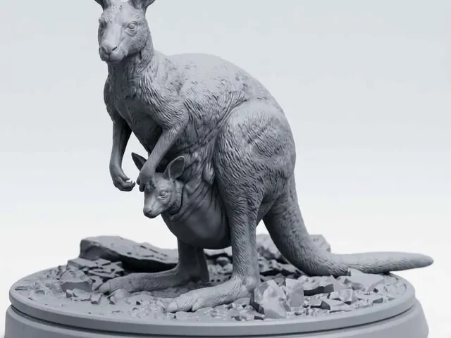 Kangaroo Statue