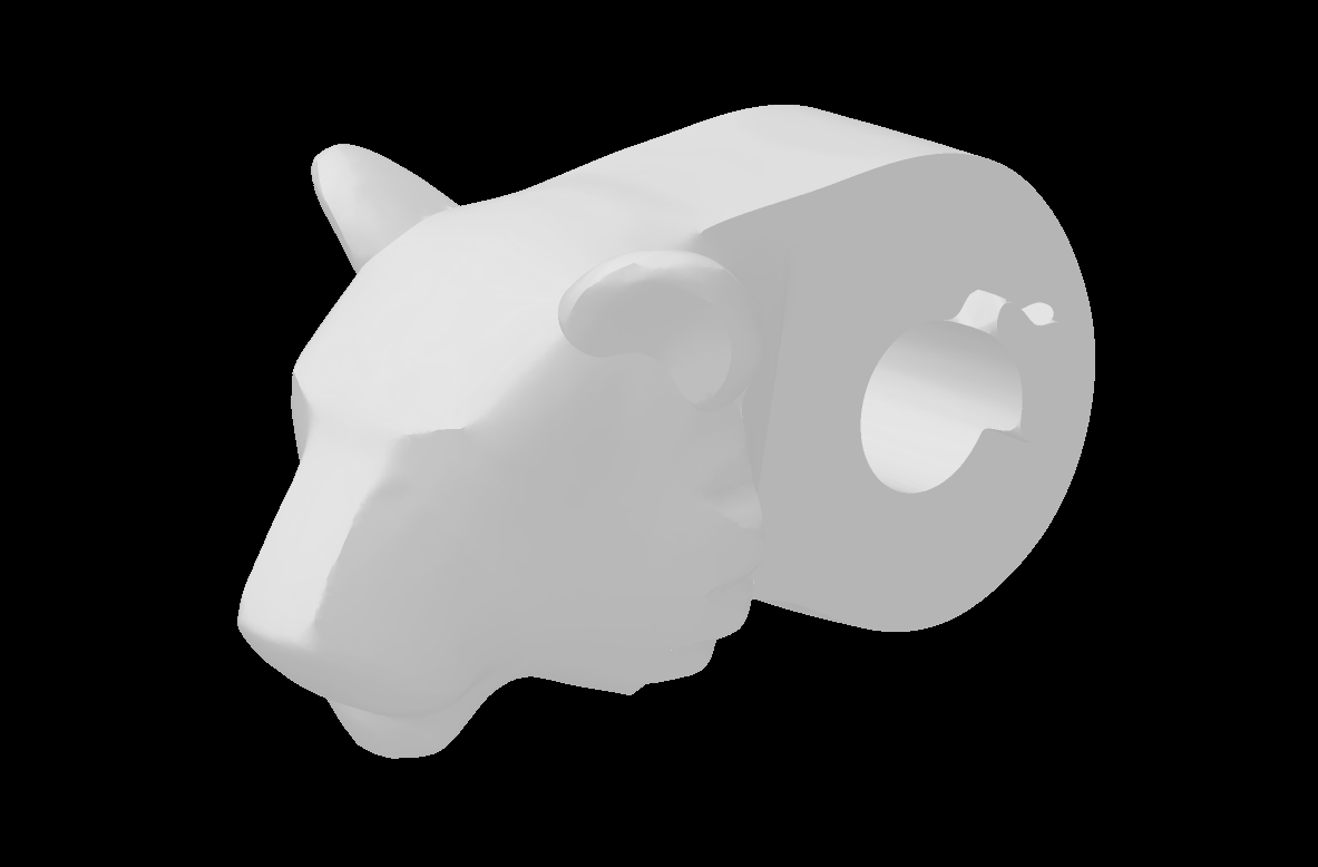 Lego Compatible (106869.dat) Animal Big Cat Head