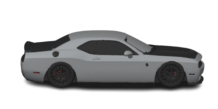 Miniatura 2 do modelo 3D Dodge Challenger SRT Hellcat