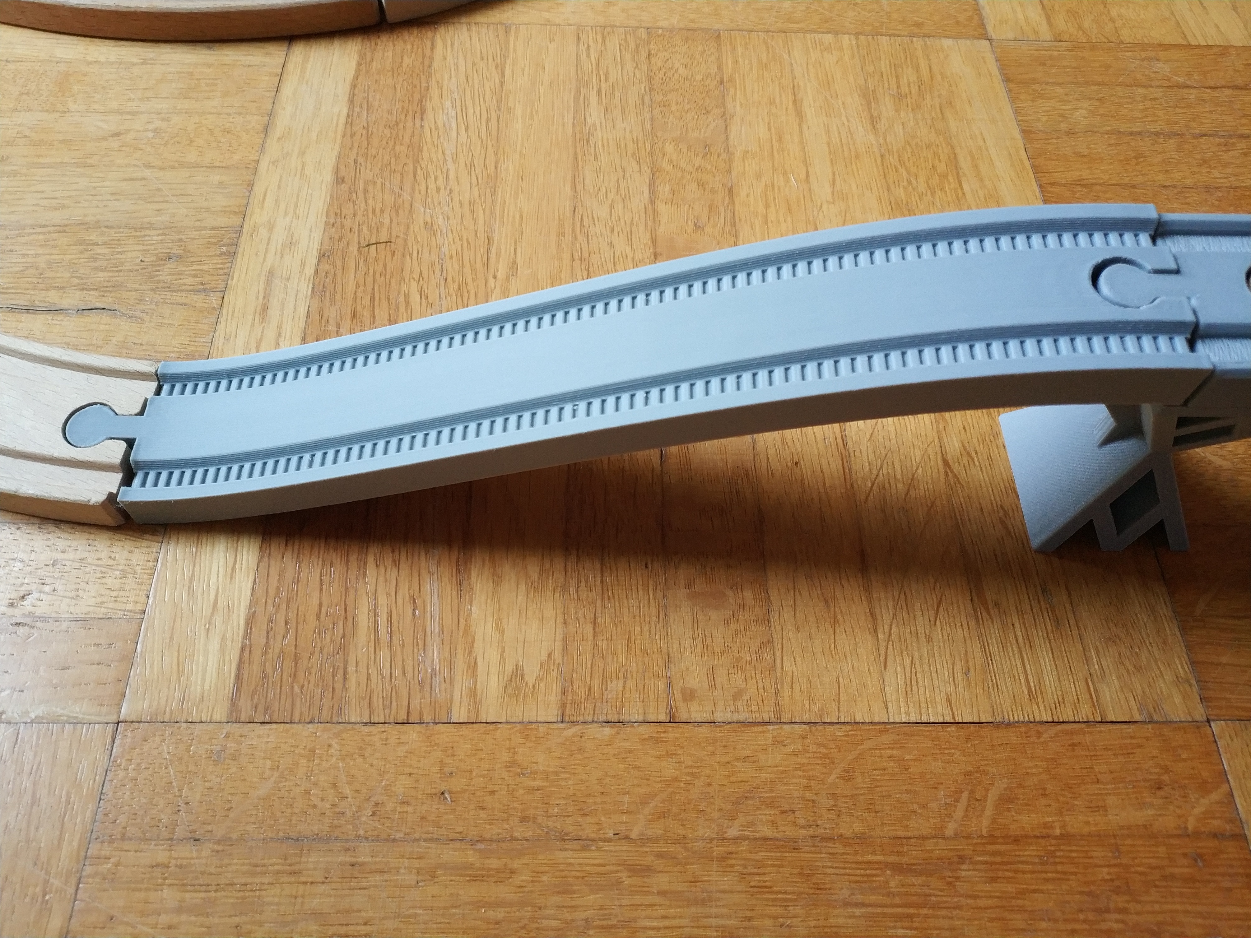 Ikea track with slope