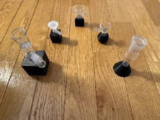 14 mm Tapered Joint Stands for bowls, devices or glass.
