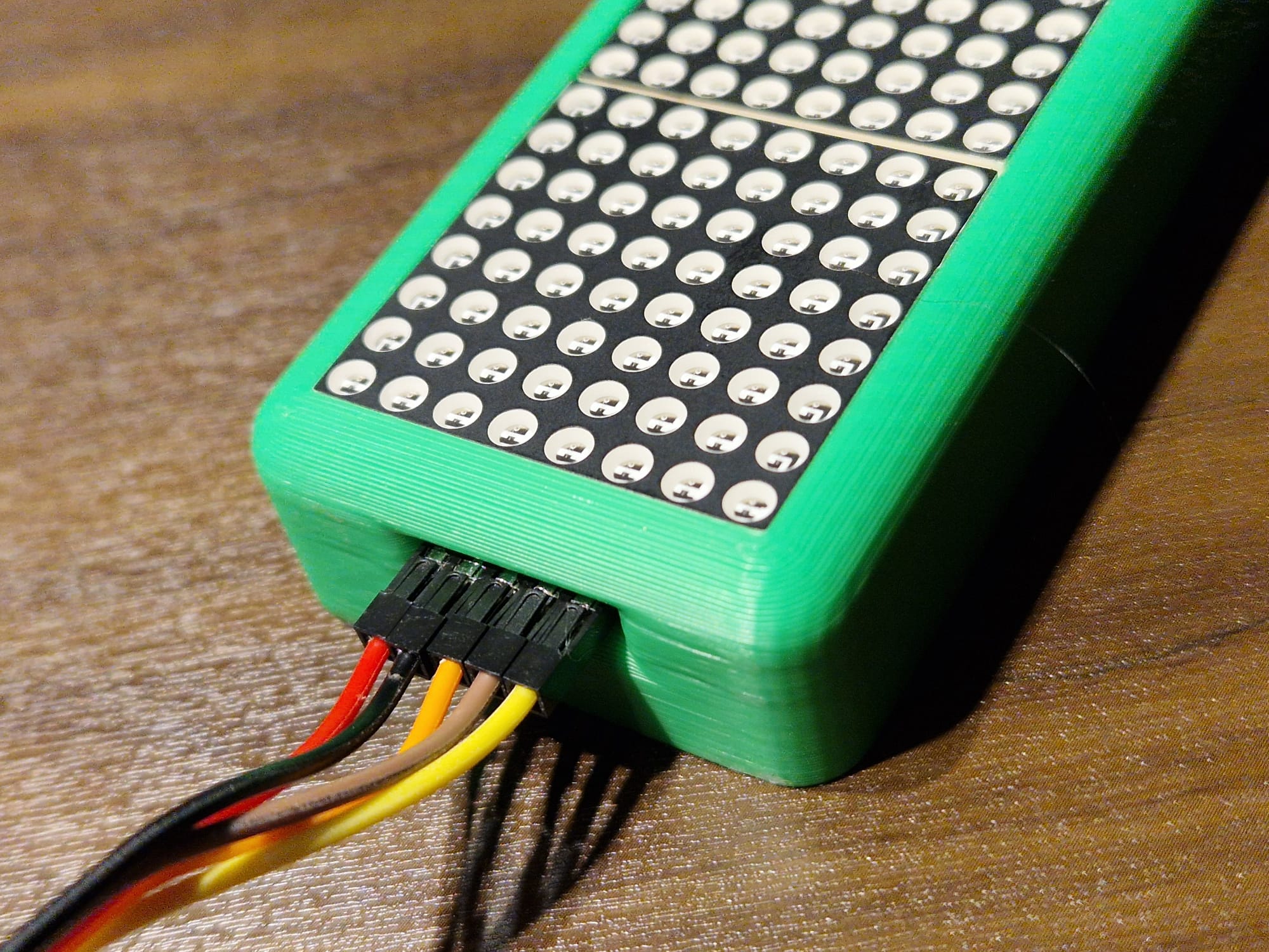 Housing for 2 8x32 LED Matrix Modules for Arduino