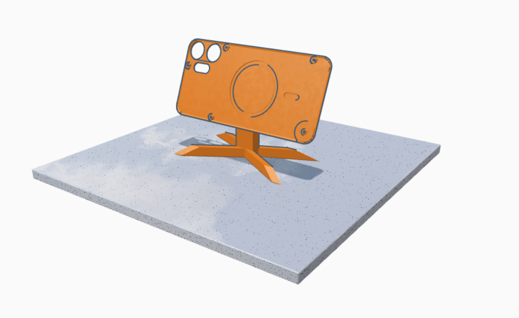 Mini Monitor Stand for CMF phone 2 pro 3D model thumbnail