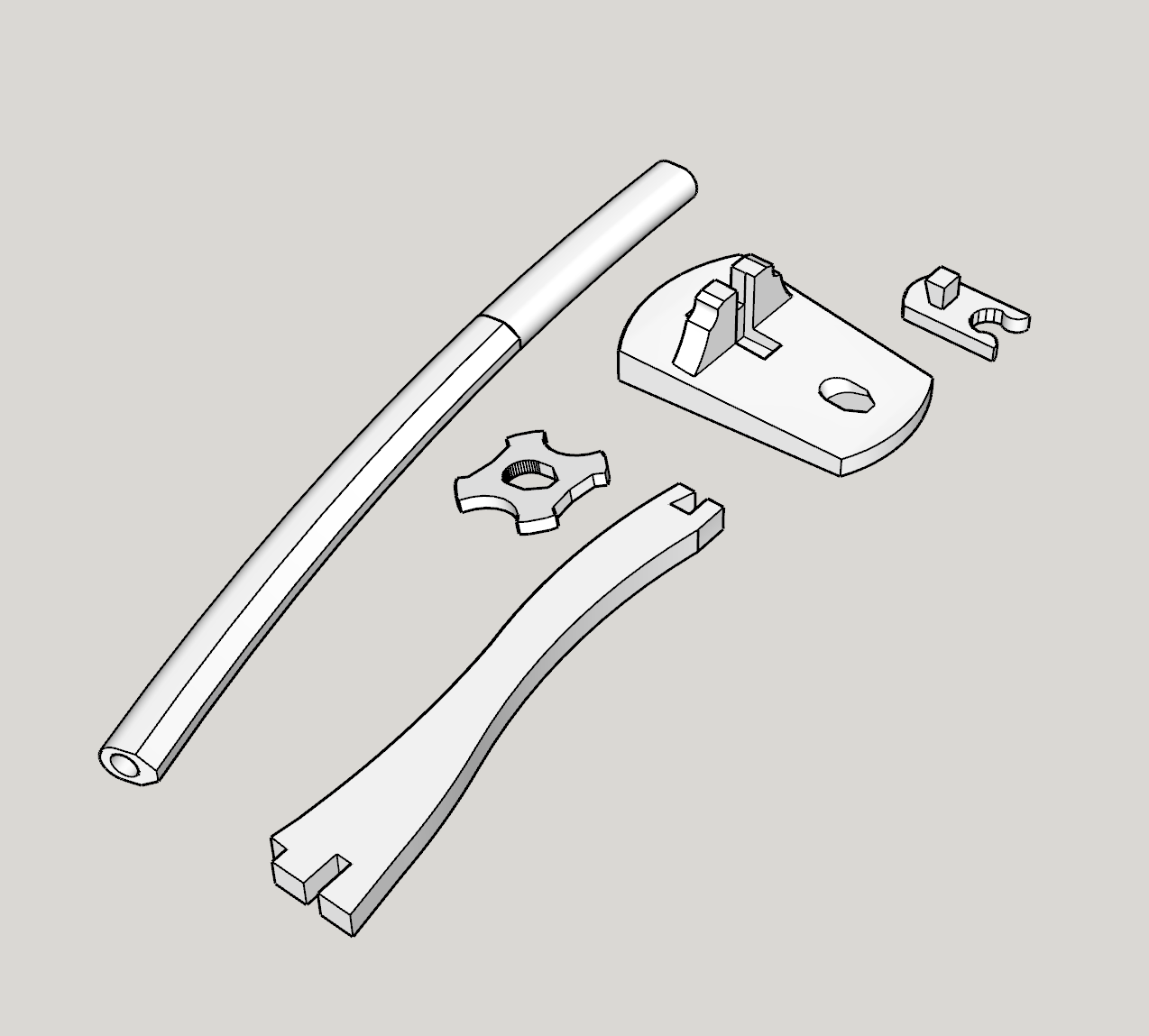 Miniatura 4 do modelo 3D Sword Bokuto-pen