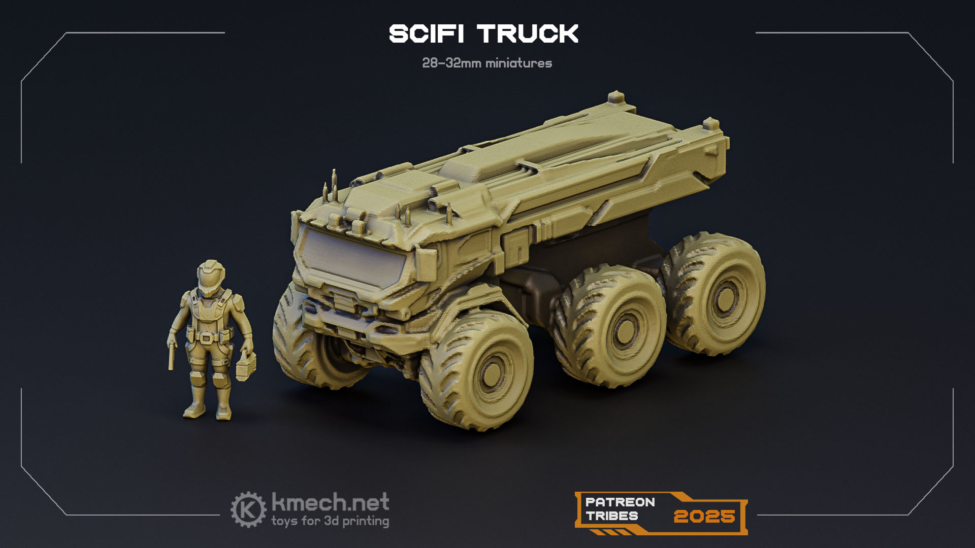 Truck scifi miniature
