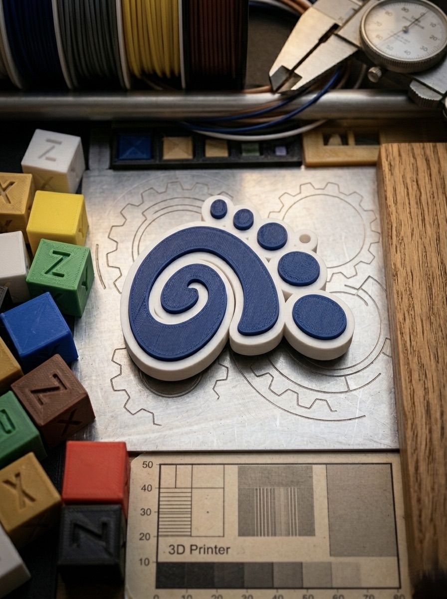 Portachiavi Gnome Linux