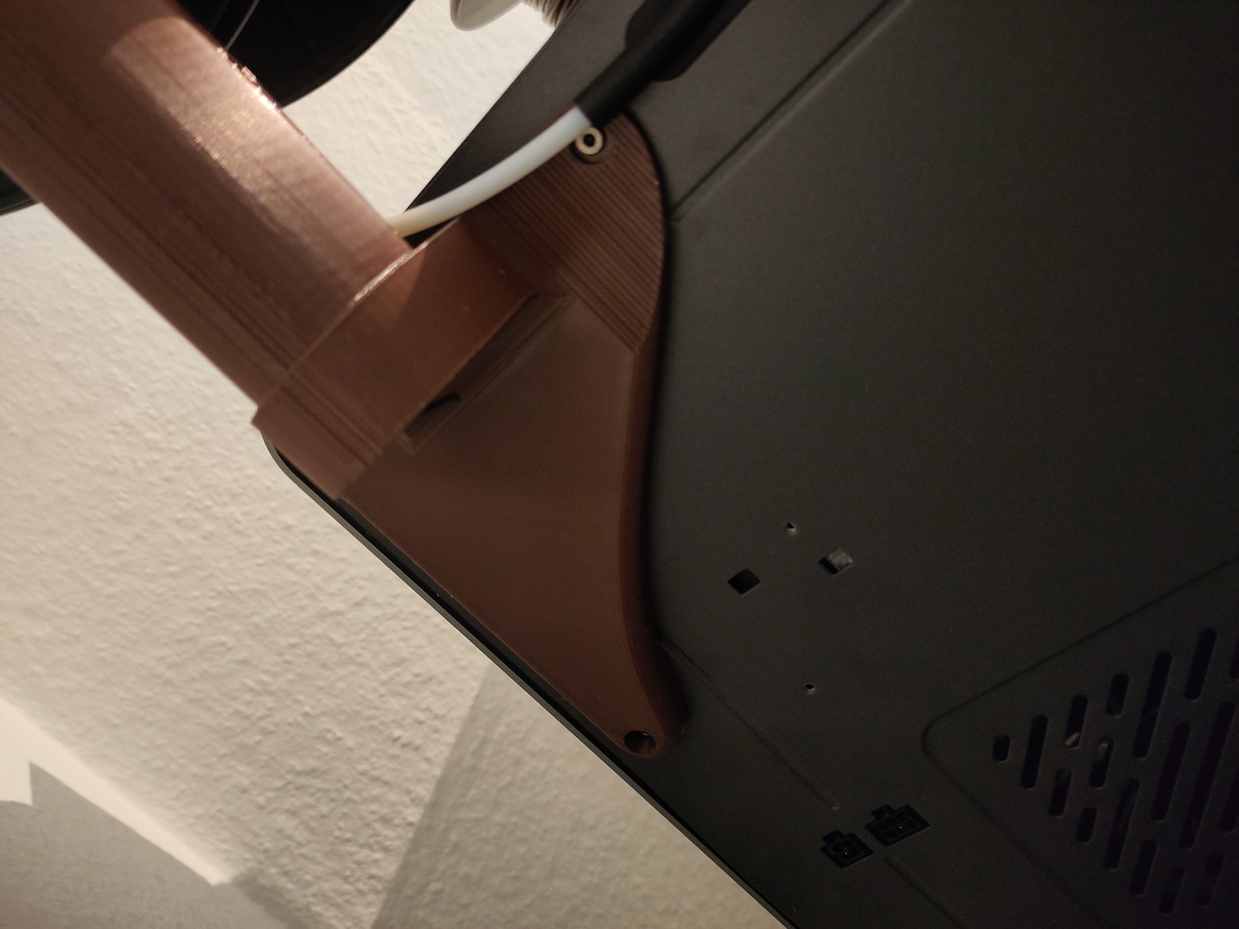 Roughly designed fillament spool holder for any cubic kobra S1 (300mm diameter/2.5kg) — miniatura 2
