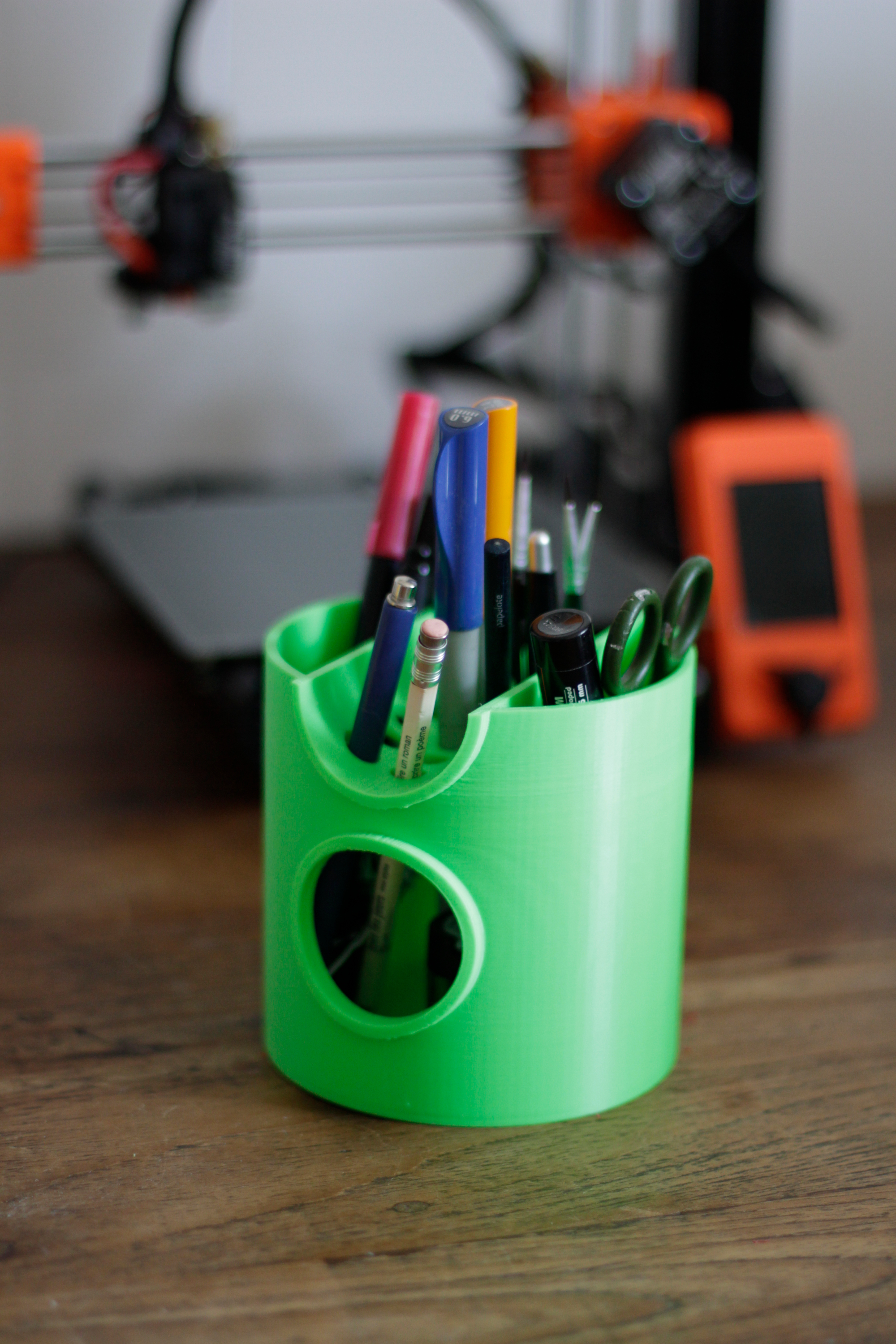 Brutalist Pencil Holder