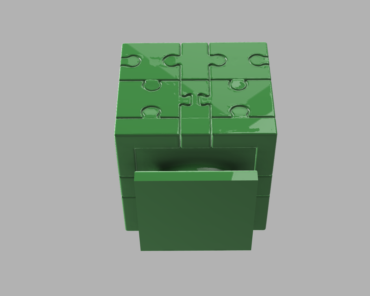 Miniatura 3 do modelo 3D Puzzle Cube Planter