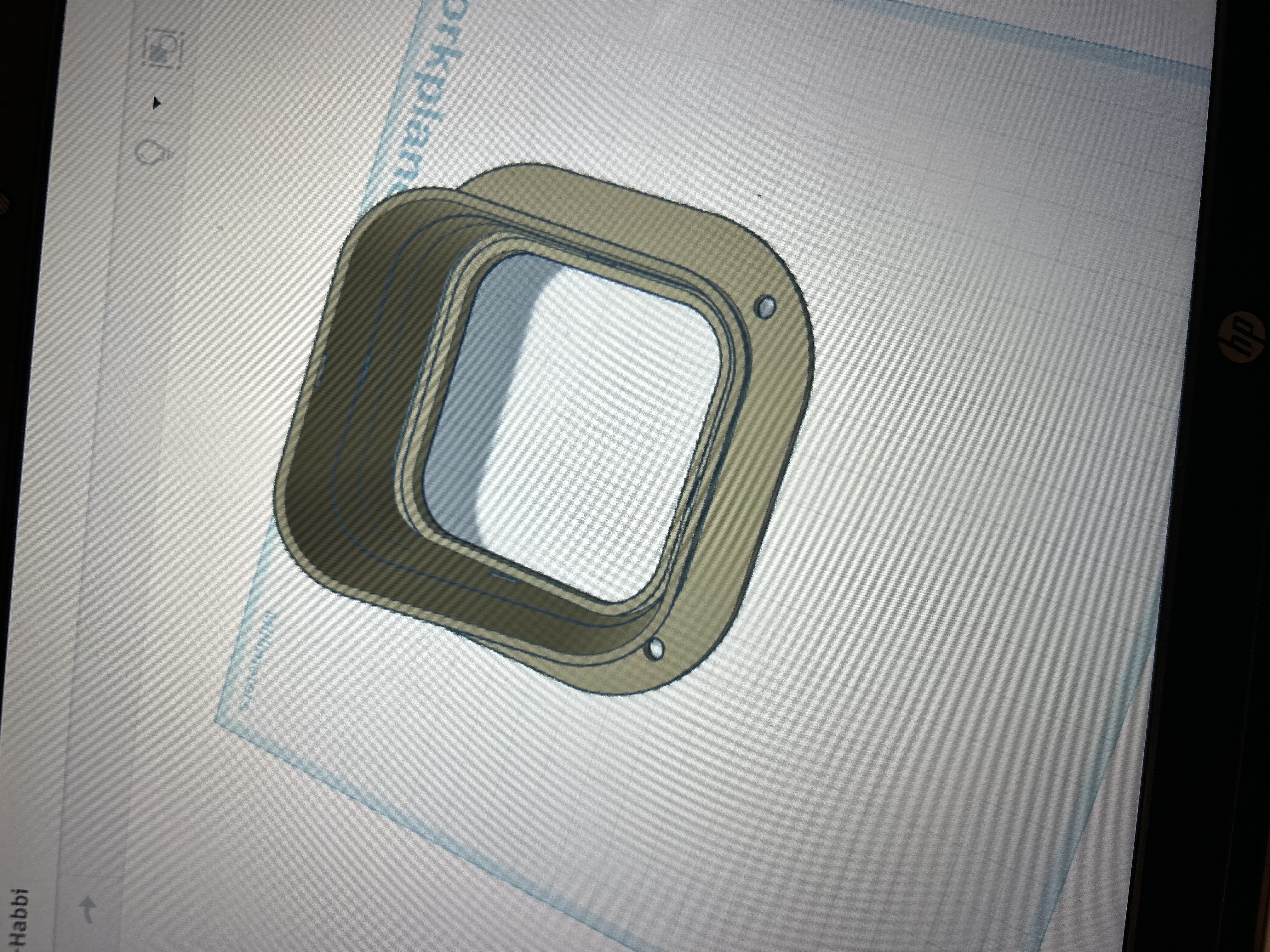Miniatura 7 do modelo 3D Angled Blink camera window mount
