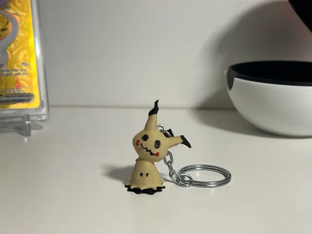Mimikyu Pokémon Keychain – 3D Printable