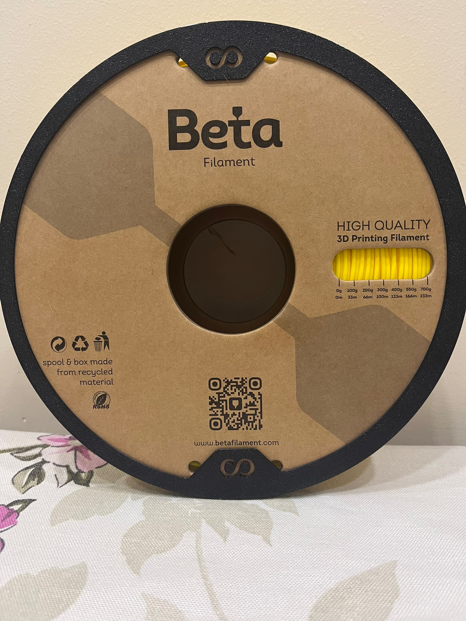 Beta Filament Spool Adapter (Also for 197x197mm Spools)