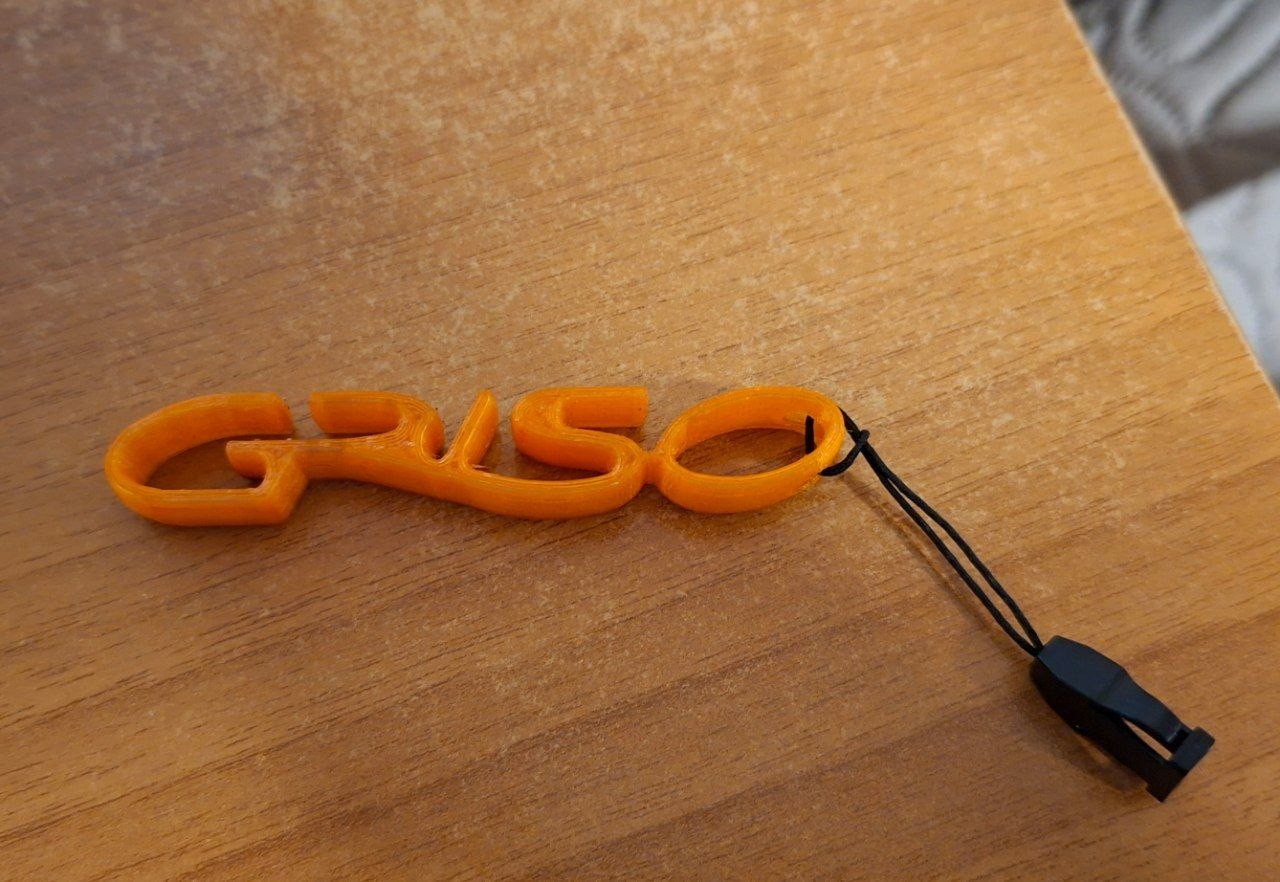 Moto Guzzi Griso keychain 3D model