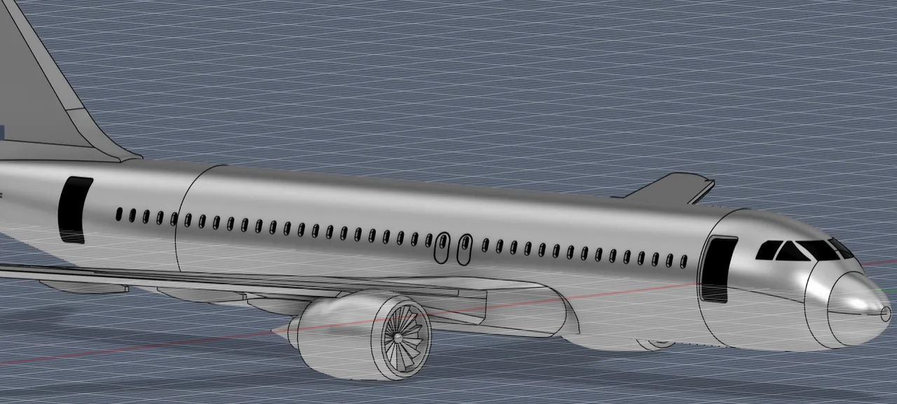 Airbus A320 CEO by Mohamed Aziz Fakhfakh | Download free STL model