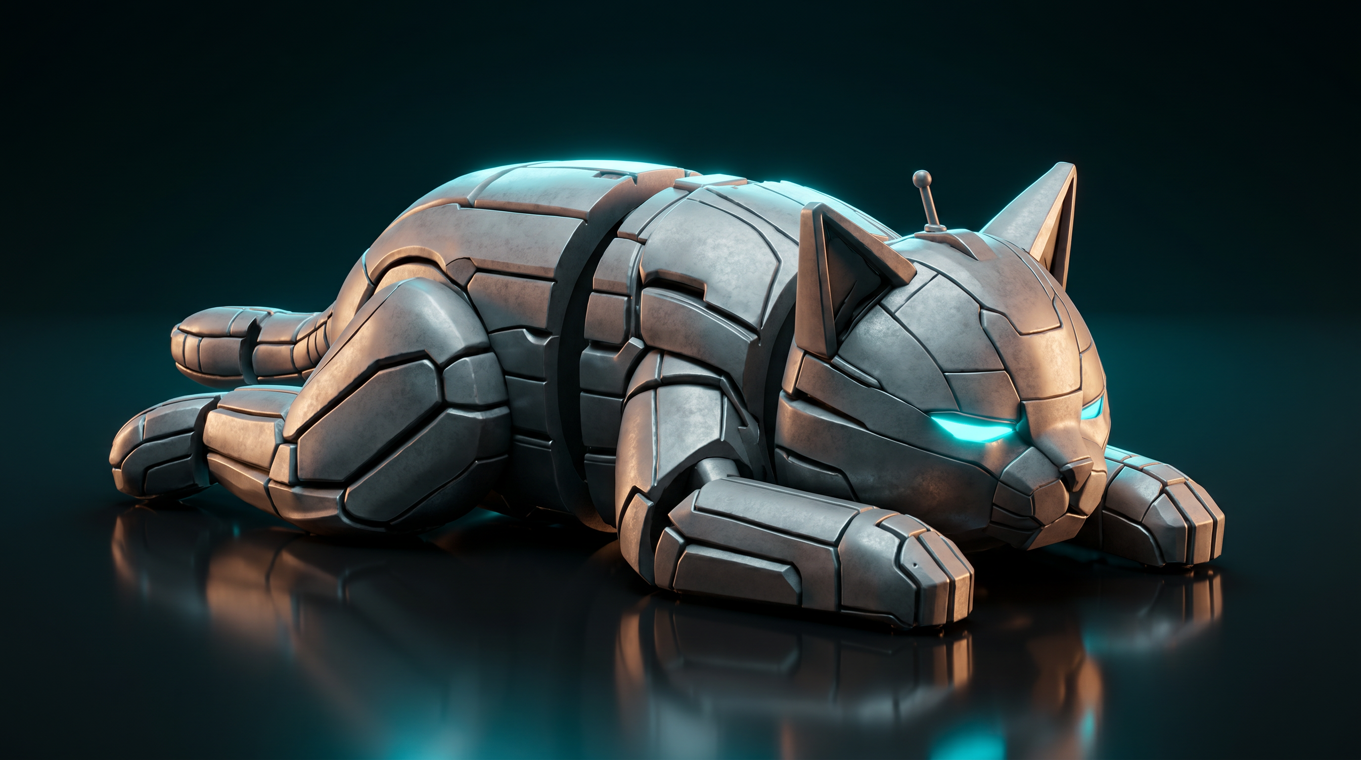 IRONBOX FlexiCat  Articulated Mech Cat Figure