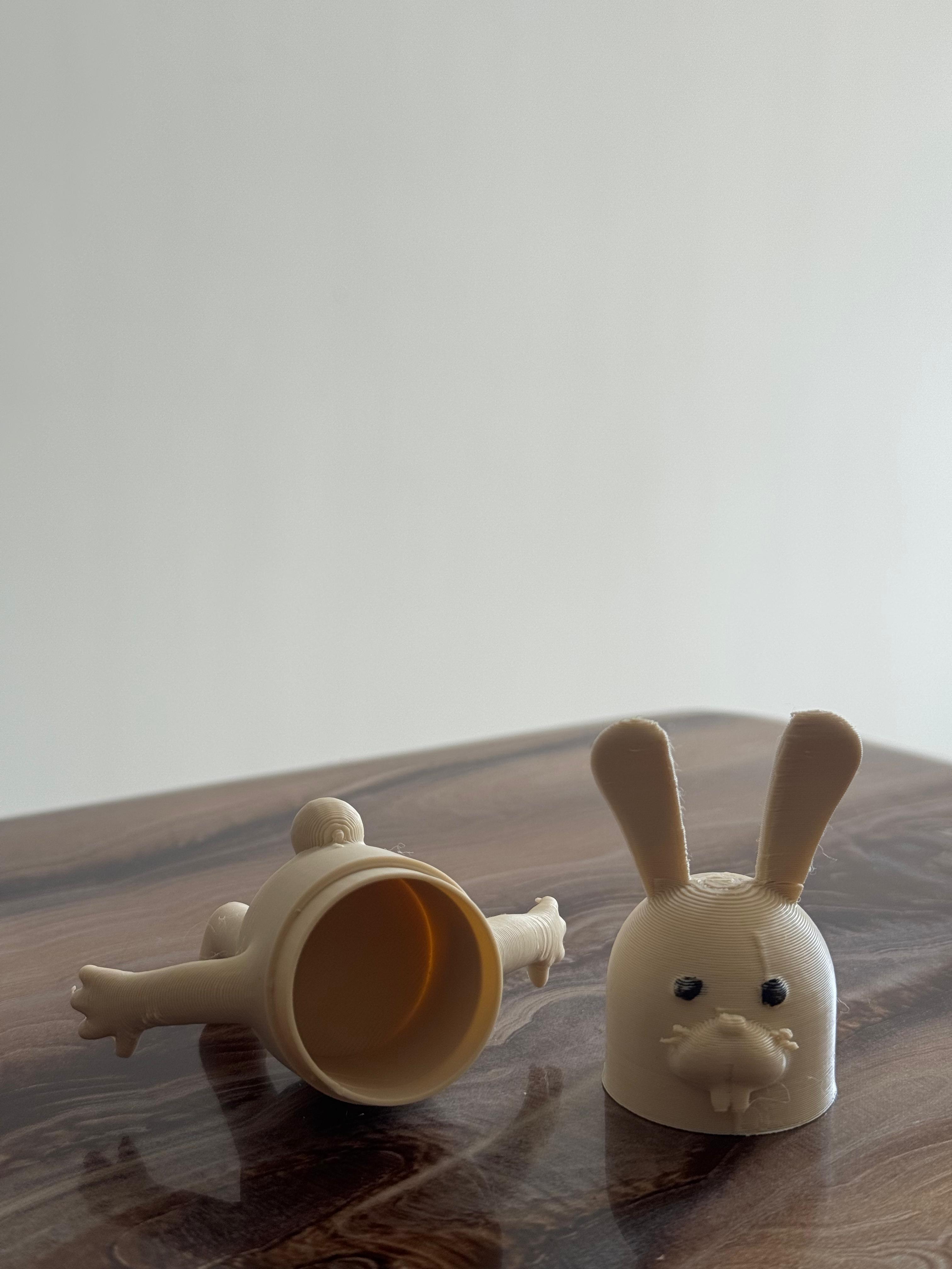 Miniatura 3 do modelo 3D Easter Bunny Container