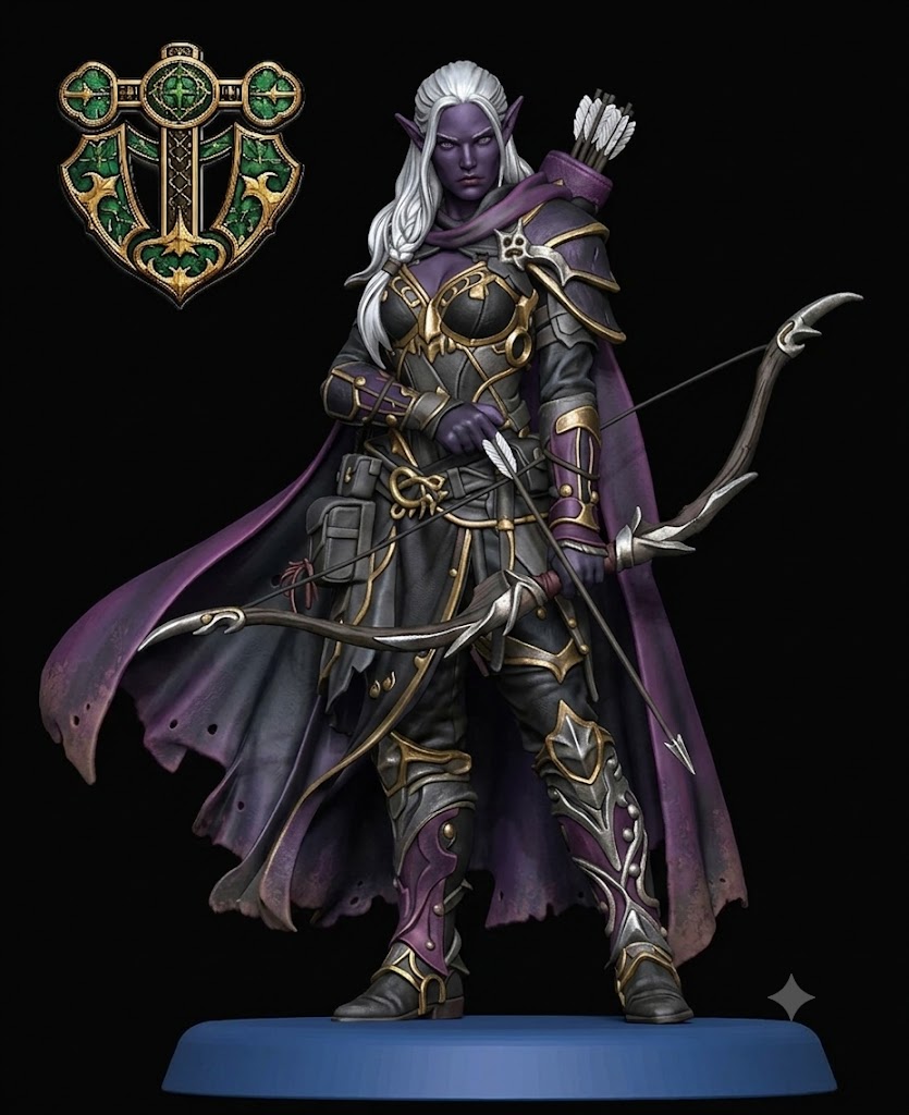 Drow Ranger — miniatura 2