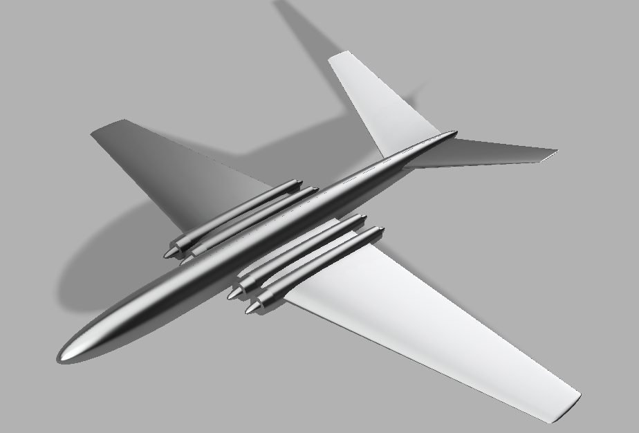 Retro airliner