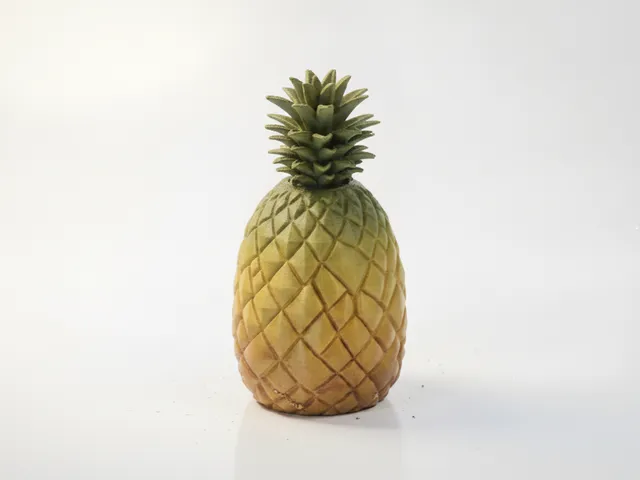 Pineapple Sculpture Decorative 3D Printable