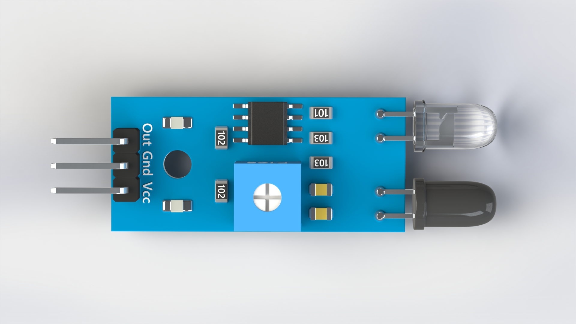 Infrared Reflective Sensor Module — thumbnail 2